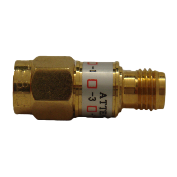 5 dB In-line Fixed Attenuator - SMA Male to SMA Female - 1 Watt Up to 3 GHz