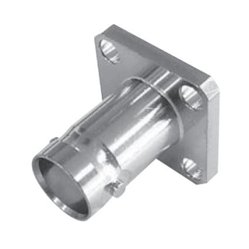 BNC Straight 4 Hole Flange Jack (75)