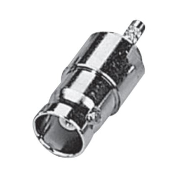 BNC Straight Jack For .195" OD Coax (e.g. RG58, RG142, RG400)