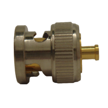 BNC Straight Plug For .141" Semi-Rigid Cables