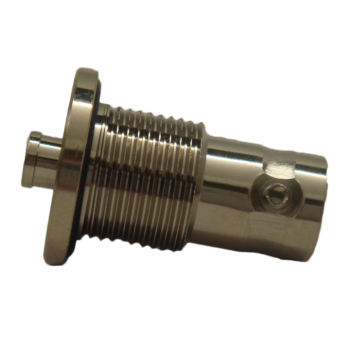BNC Straight Bulkhead Jack For .141" Semi-Rigid Cables