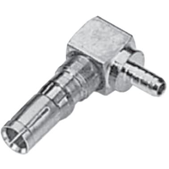 D-SUB COAXIAL Right Angle Plug For .100" OD Coax (RG174, RG188, RG316)