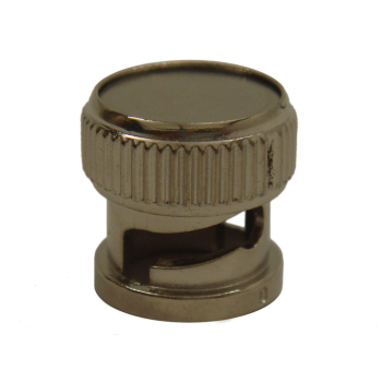BNC Male Dust Cap, Nickel Plated, No Chain