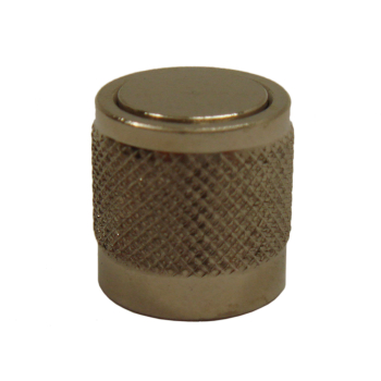 TNC Male Dust Cap, Nickel Plated, No Chain