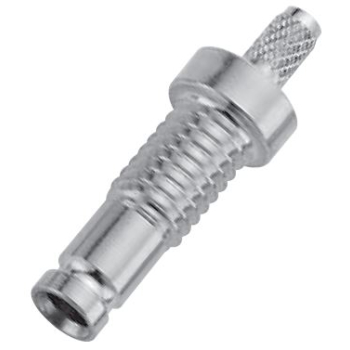 DIN 1.0/2.3 Straight Bulkhead Jack For Belden 8218