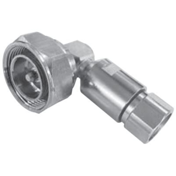 DIN 7/16 Right Angle Plug For 1/2" Flexible