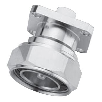 DIN 7/16 Straight 4 Hole Flange Plug