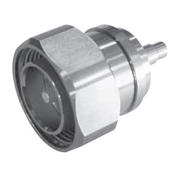 DIN 7/16 Straight Plug For .141" Semi-Rigid Cables