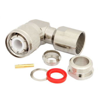 HN Right Angle Plug For RG8, RG213, RG214 (Clamp)