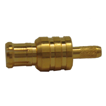 MCX Straight Plug For .100" OD Coax (RG174, RG188, RG316)