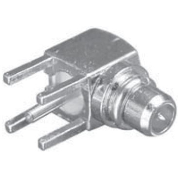 MMCX Right Angle Plug For PCB Through Hole