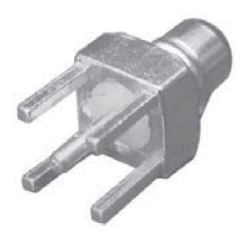 MMCX Straight Plug For PCB Through Hole (L1-4.5, L2-7.5)
