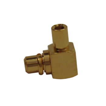MMCX Right Angle Plug For .085" Semi-Rigid Cables