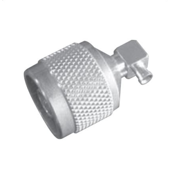 N Right Angle Plug For .085" Semi-Rigid Cables
