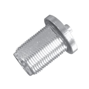 N Straight Bulkhead Jack For .085" Semi-Rigid Cables