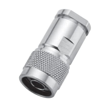 N Straight Plug For .195" OD Coax (e.g. RG58, RG142, RG400) (Clamp)