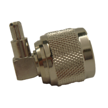 N Right Angle Plug For .195" OD Coax (e.g. RG58, RG142, RG400)