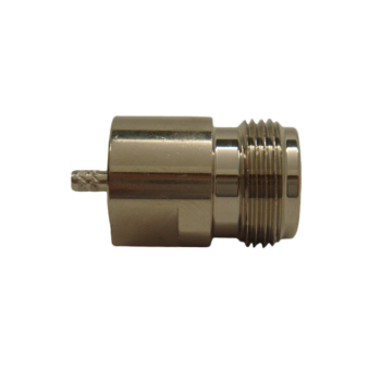 N Straight Jack For .100" OD Coax (RG174, RG188, RG316)
