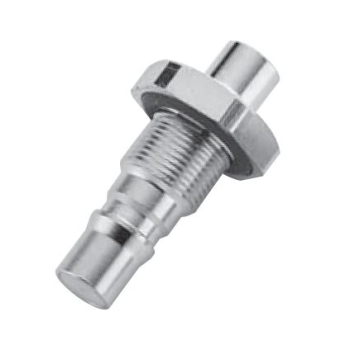 QMA Straight Bulkhead Jack For .085" Semi-Rigid Cables