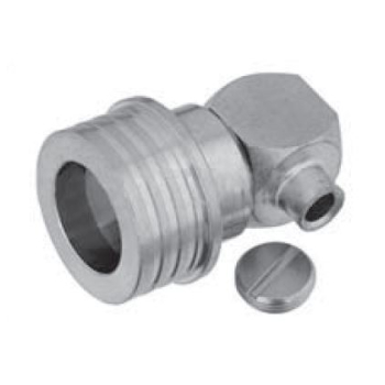 QN Right Angle Plug For .141" Semi-Rigid Cables