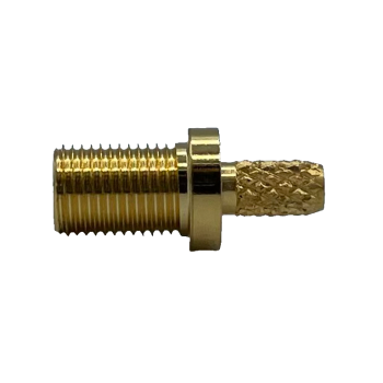 MMCX Straight Bulkhead Jack For .100" OD Coax (RG174, RG188, RG316)