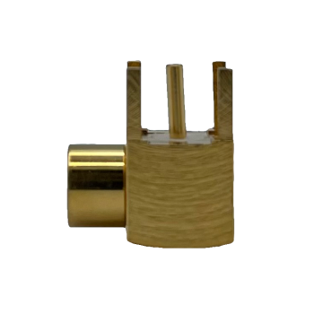 MCX Right Angle Jack For PCB Through Hole
