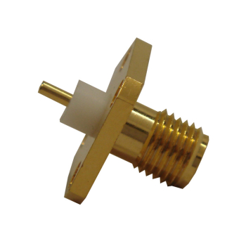SMA Straight 4 Hole Flange Jack (A3, B6)