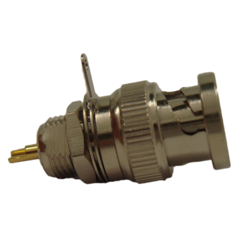 BNC Straight Front Mount Bulkhead Plug