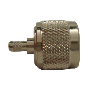N Straight Plug For .195" OD Coax (e.g. RG58, RG142, RG400)