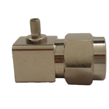 N Right Angle Plug For .195" OD Coax (e.g. RG58, RG142, RG400)