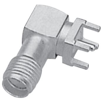 SMA Right Angle Jack For PCB Through Hole (L14.2)
