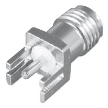 SMA Straight Jack For PCB Edge Mount