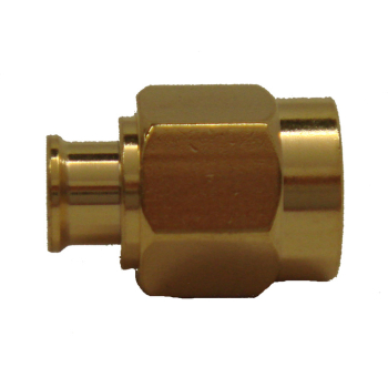 SMA Straight Plug For .141" Semi-Rigid Cables