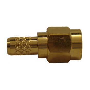 SMA Straight Plug For .195" OD Coax (e.g. RG58, RG142, RG400)