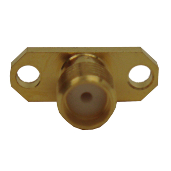 SMA Straight 2 Hole Flange Jack For .047" Semi-Rigid Cables