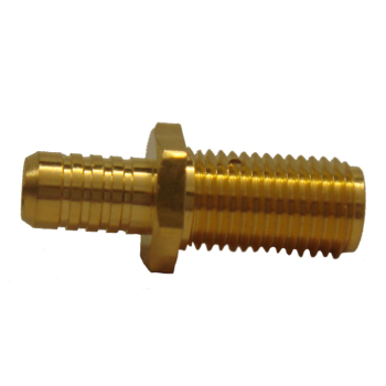 SMA Straight Bulkhead Jack For .195" OD Coax (e.g. RG58, RG142, RG400)