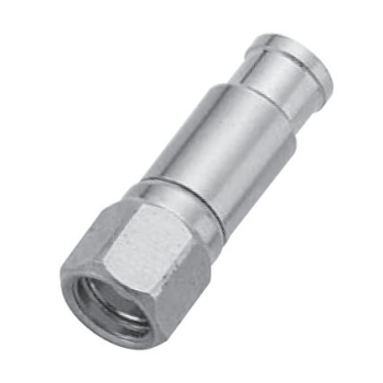 SMC Straight Plug For .141" Semi-Rigid Cables