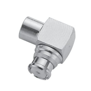 SMP Right Angle Plug For .047" Semi-Rigid Cables