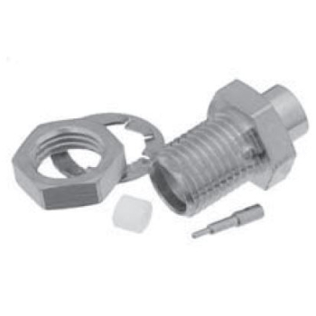 SMP Straight Bulkhead Jack For .047" Semi-Rigid Cables