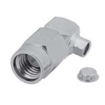 SSMA Right Angle Plug For .034" Semi-Rigid Cables