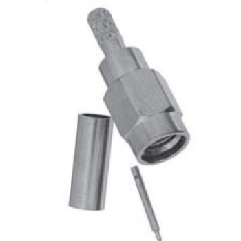 SSMA Straight Plug For .100" OD Coax (RG174, RG188, RG316)