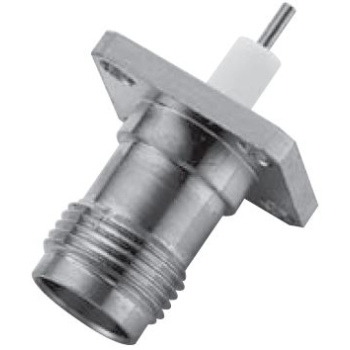 TNC Straight 4 Hole Flange Jack