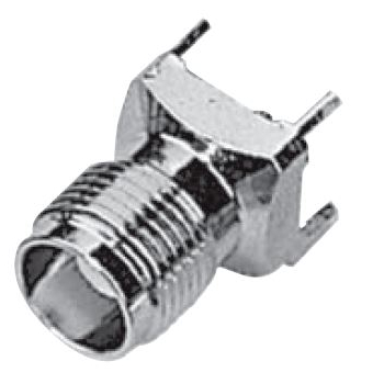 TNC Straight Jack For PCB Through Hole