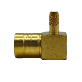 SMB Right Angle Plug For .100